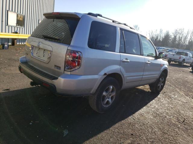 2HKYF18536H527713 - 2006 HONDA PILOT EX SILVER photo 3