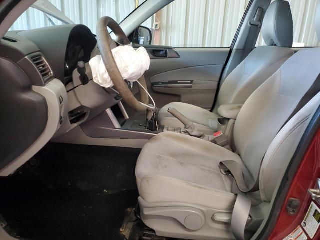 JF2SHABC6DH424693 - 2013 SUBARU FORESTER 2.5X Granate foto 7