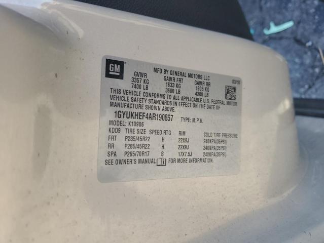 1GYUKHEF4AR190657 - 2010 CADILLAC ESCALADE ESV LUXURY Алтын фото 13