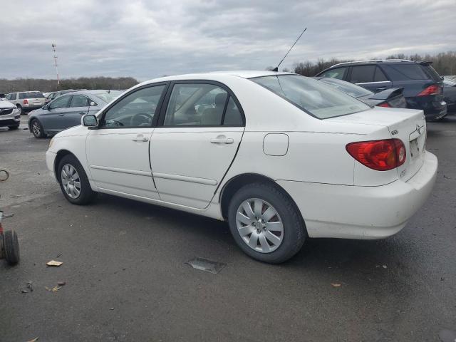 JTDBR32E432013612 - 2003 TOYOTA COROLLA CE WHITE photo 2