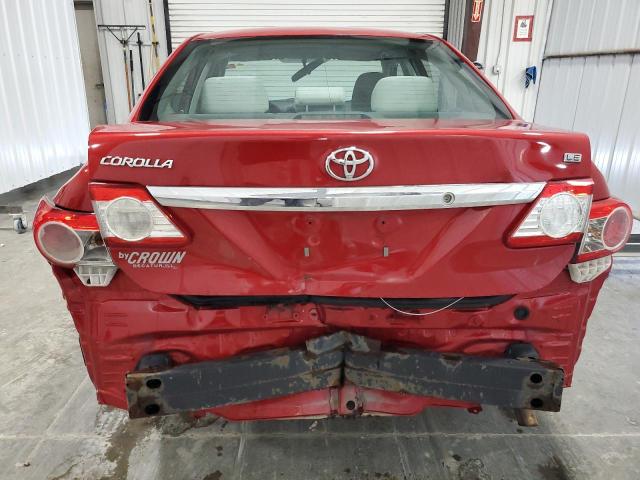 2T1BU4EE2DC085900 - 2013 TOYOTA COROLLA BASE Kırmızı fotoğraf 6