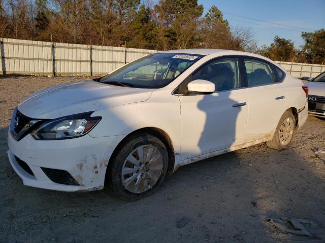 3N1AB7AP7GL683026 - 2016 NISSAN SENTRA S WHITE photo 1