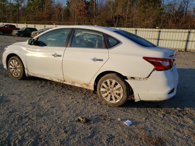 3N1AB7AP7GL683026 - 2016 NISSAN SENTRA S WHITE photo 2