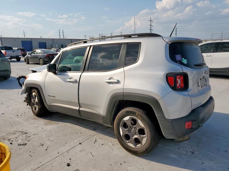 ZACCJAAT9GPD73521 - 2016 JEEP RENEGADE SPORT SILVER photo 2