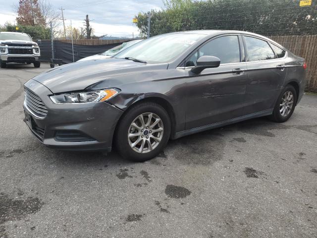 3FA6P0G71FR306518 - 2015 FORD FUSION S CHARCOAL photo 1