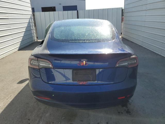 5YJ3E1EA1NF370713 - 2022 TESLA MODEL 3 BLUE photo 6