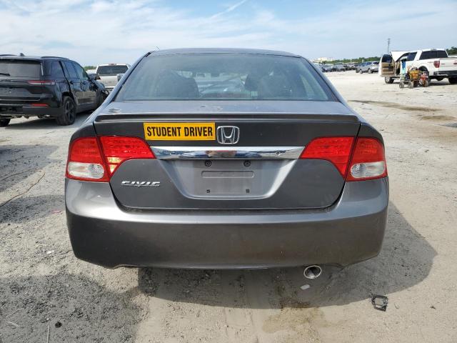 2HGFA1F66BH509132 - 2011 HONDA CIVIC LX-S GRAY photo 6