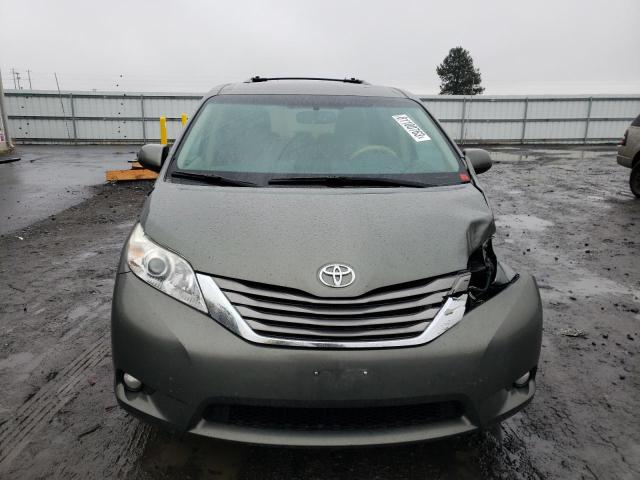 5TDYK3DC0BS108475 - 2011 TOYOTA SIENNA XLE GRAY photo 5