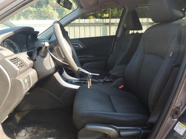 1HGCR2F33EA278734 - 2014 HONDA ACCORD LX GRAY photo 7