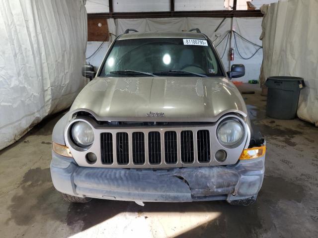 1J4GL48K35W511414 - 2005 JEEP LIBERTY SPORT 米色 照片 5