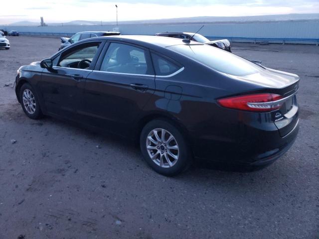 3FA6P0G74HR144578 - 2017 FORD FUSION S BLACK photo 2