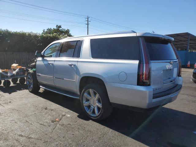 1GYS3HKJ0GR125536 - 2016 CADILLAC ESCALADE ESV LUXURY Серебристый фото 2