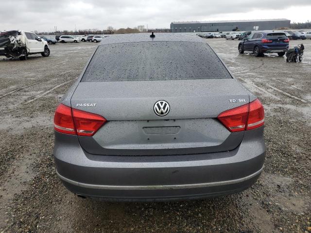 1VWCN7A38EC006681 - 2014 VOLKSWAGEN PASSAT SEL GRAY photo 6