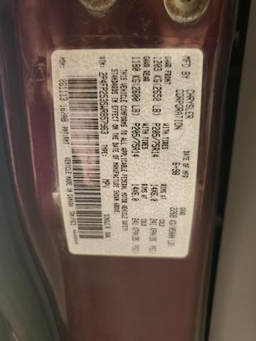 2P4FP2535WR857963 - 1998 PLYMOUTH VOYAGER BLUE photo 13