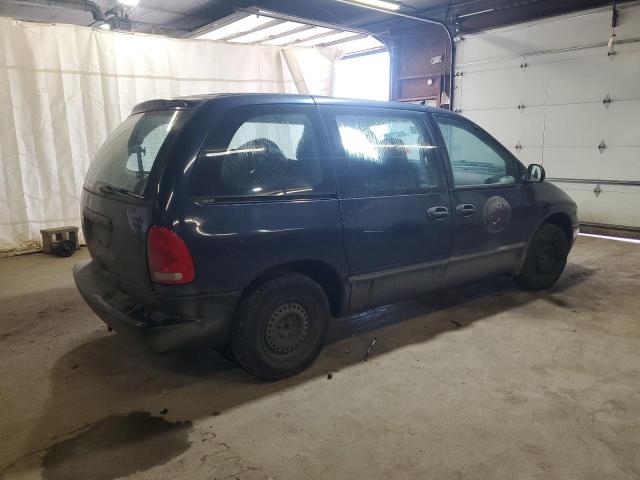 2P4FP2535WR857963 - 1998 PLYMOUTH VOYAGER BLUE photo 3