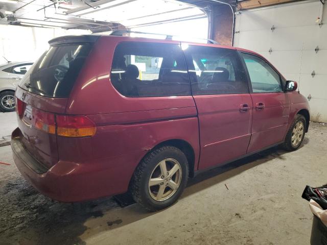 5FNRL18932B046790 - 2002 HONDA ODYSSEY EXL Բորդո լուսանկար 3