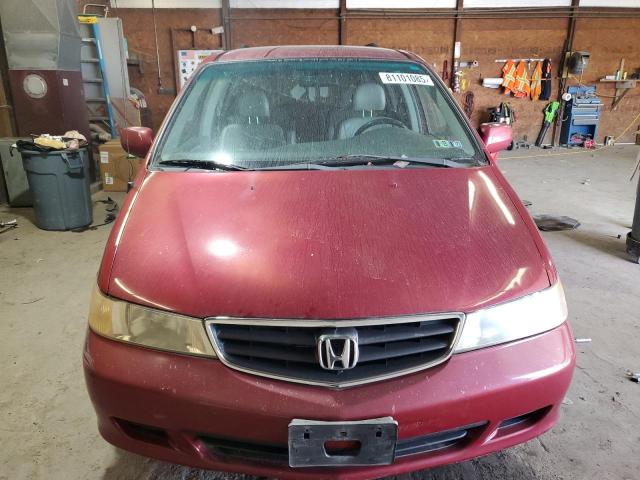 5FNRL18932B046790 - 2002 HONDA ODYSSEY EXL Բորդո լուսանկար 5
