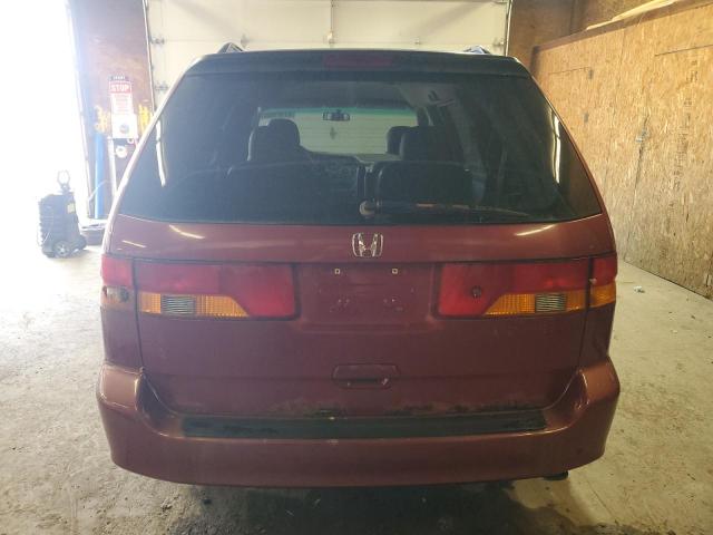 5FNRL18932B046790 - 2002 HONDA ODYSSEY EXL Բորդո լուսանկար 6