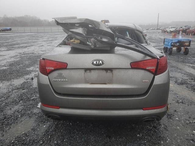 5XXGM4A79DG145502 - 2013 KIA OPTIMA LX GRAY photo 6