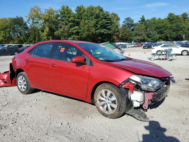 2T1BURHE2GC549992 - 2016 TOYOTA COROLLA L 红色 照片 4