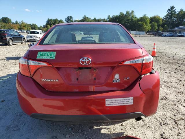 2T1BURHE2GC549992 - 2016 TOYOTA COROLLA L 红色 照片 6