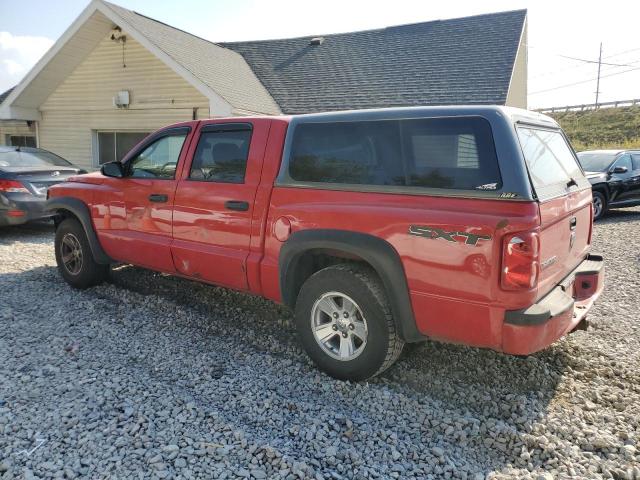 1D7HE38K18S525408 - 2008 DODGE DAKOTA SXT RED photo 2