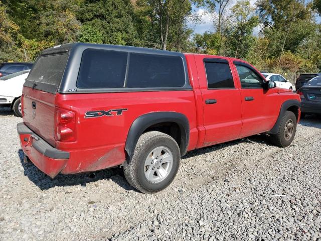 1D7HE38K18S525408 - 2008 DODGE DAKOTA SXT RED photo 3