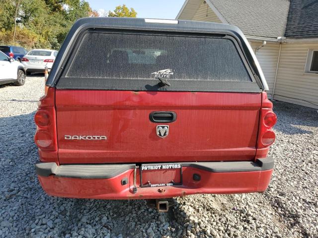1D7HE38K18S525408 - 2008 DODGE DAKOTA SXT RED photo 6