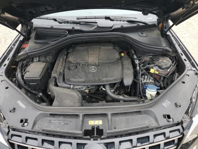 4JGDA5HB3FA505529 - 2015 MERCEDES-BENZ ML 350 4MATIC BLACK photo 12