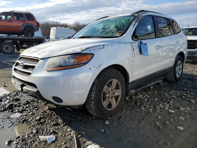 5NMSG13D19H321020 - 2009 HYUNDAI SANTA FE GLS WHITE photo 1