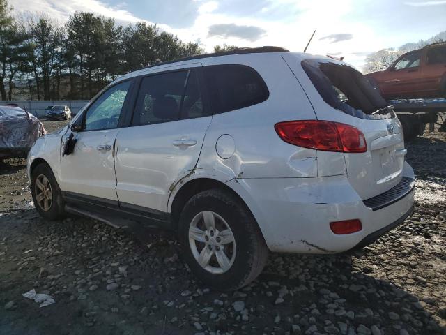 5NMSG13D19H321020 - 2009 HYUNDAI SANTA FE GLS WHITE photo 2