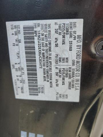 1FMZU32EXXUC85472 - 1999 FORD EXPLORER BLACK photo 12