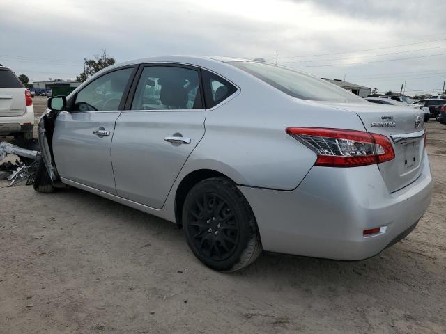 3N1AB7AP6FL678897 - 2015 NISSAN SENTRA S SILVER photo 2