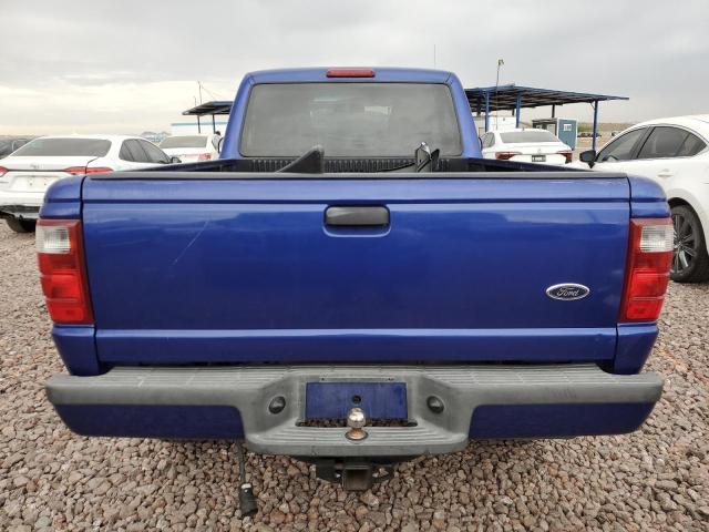 1FTYR10U04PA28041 - 2004 FORD RANGER BLUE photo 6