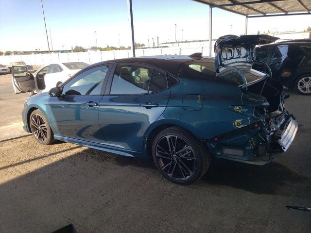 4T1DBADK2SU003583 - 2025 TOYOTA CAMRY XSE TURQUOISE photo 2