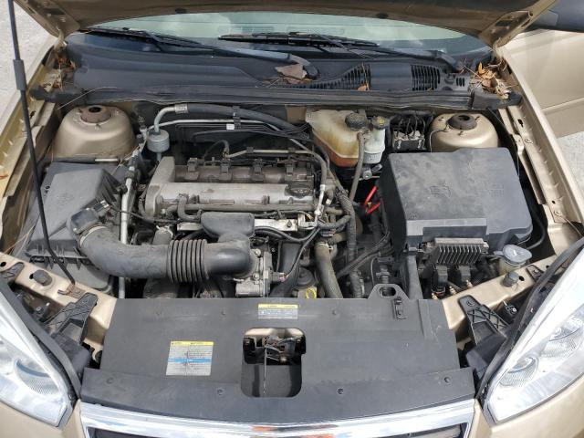 1G1ZS58F57F100554 - 2007 CHEVROLET MALIBU LS ოქროსფერი ფოტო 11