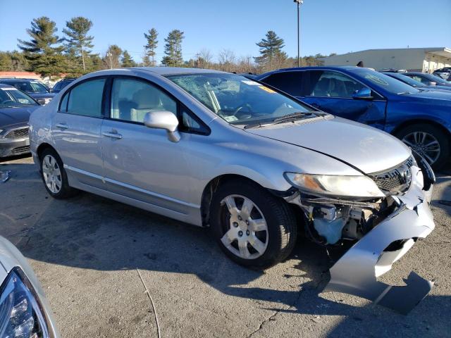 2HGFA16519H341594 - 2009 HONDA CIVIC LX SILVER photo 4