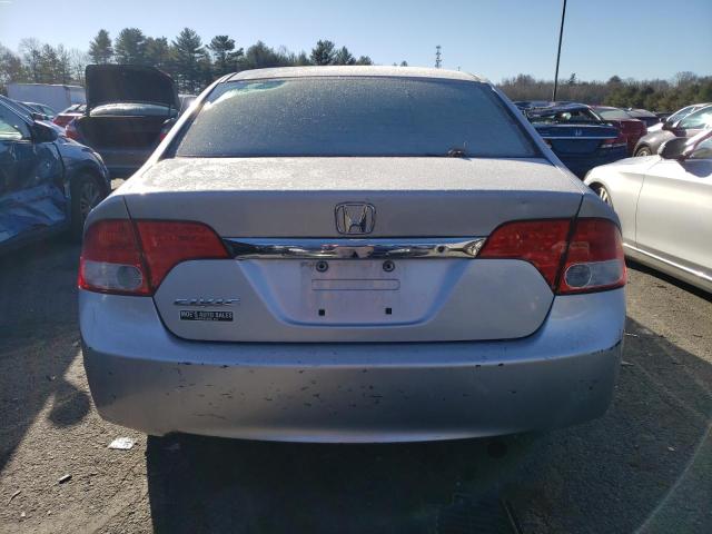 2HGFA16519H341594 - 2009 HONDA CIVIC LX SILVER photo 6