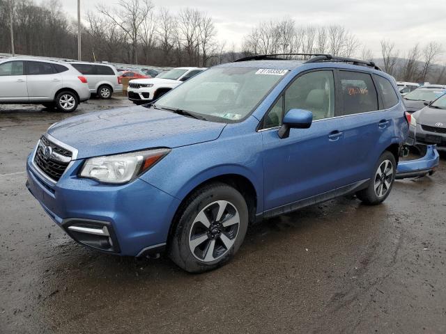 JF2SJAJC3JH440741 - 2018 SUBARU FORESTER 2.5I LIMITED BLUE photo 1