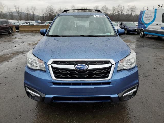 JF2SJAJC3JH440741 - 2018 SUBARU FORESTER 2.5I LIMITED BLUE photo 5