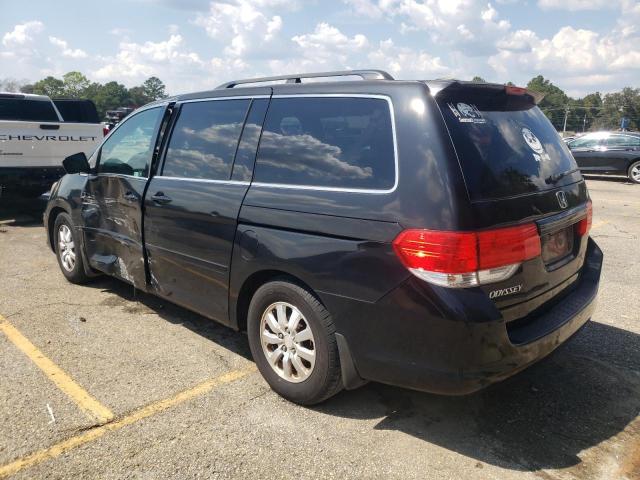 5FNRL3H76AB049952 - 2010 HONDA ODYSSEY EXL BLACK photo 2