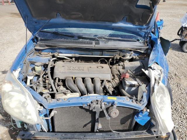 2T1KR32E27C649968 - 2007 TOYOTA COROLLA MA XR BLUE photo 11
