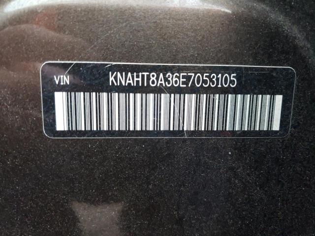 KNAHT8A36E7053105 - 2014 KIA RONDO BROWN photo 12