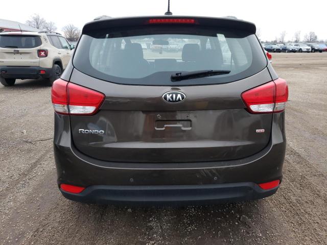 KNAHT8A36E7053105 - 2014 KIA RONDO BROWN photo 6