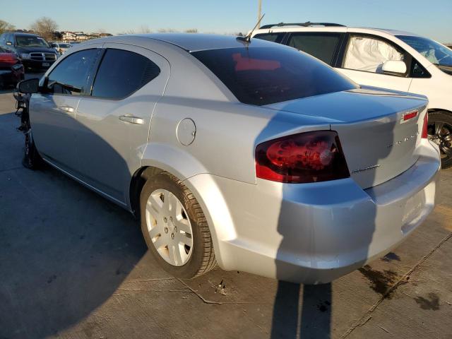 1C3CDZAB4CN128596 - 2012 DODGE AVENGER SE SILVER photo 2