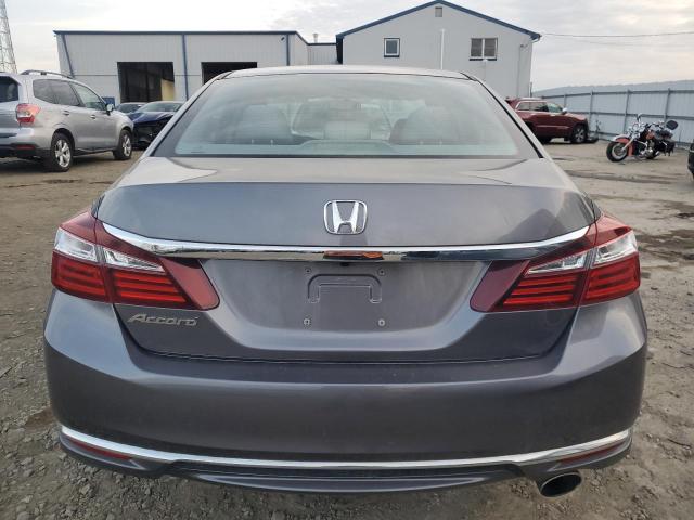 1HGCR2F33GA181455 - 2016 HONDA ACCORD LX GRAY photo 6