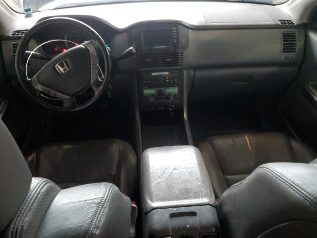 2HKYF18795H567410 - 2005 HONDA PILOT EXL TEAL photo 8