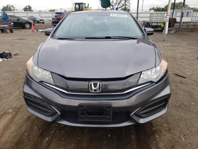 2HGFG3B52FH527687 - 2015 HONDA CIVIC LX GRAY photo 5