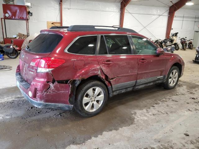 4S4BRBGC0C3212308 - 2012 SUBARU OUTBACK 2.5I PREMIUM RED photo 3