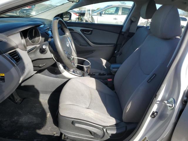 KMHDH4AEXDU876726 - 2013 HYUNDAI ELANTRA GLS SILVER photo 7